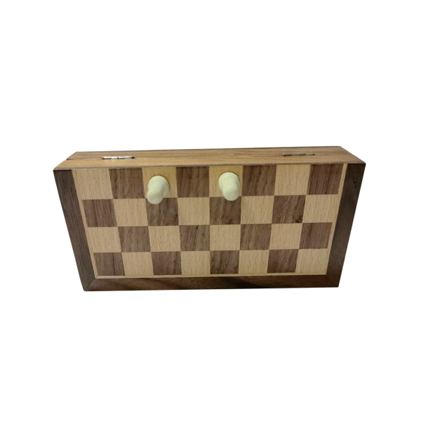CHESS BOARD – Compact Wooden Chess Set for Travel, Home Use with Educational Focus on Strategy & Concentration - Image 4
