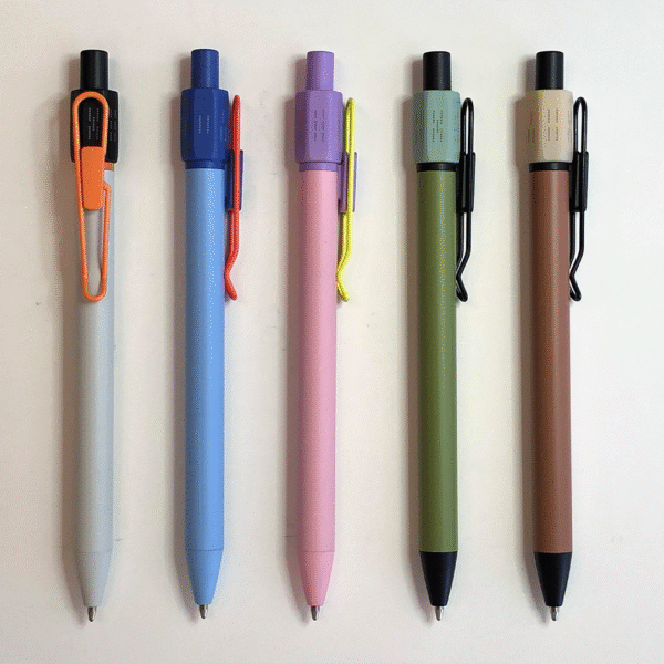 HEXASPINNER PEN – Push Action Ballpoint Pen with Hexagonal Fidget Spinner, Matte Lacquered Aluminum Barrel - Image 4
